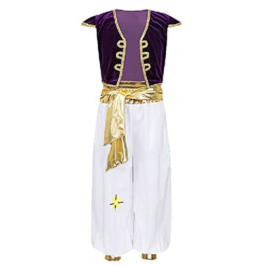 Halloween Aladdin magic lamp cosplay suits,Aladdin prince cosplay costume,children's live-action costume.