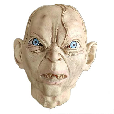 Halloween Lord of the Rings ring zombie hood, scary latex devil mask.2 pieces.