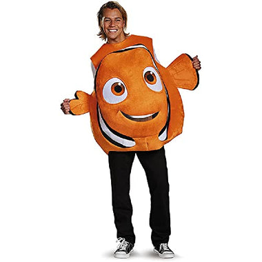 Halloween Adult's Clownfish Costumes,Sea Animal Stage Performance Costumes,Composite Sponge Nemo Cosplay Costumes.