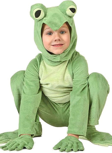 Frog cosplay costumes,adult's and children's amphibians costumes,parent-child costumes for kindergarten performances.