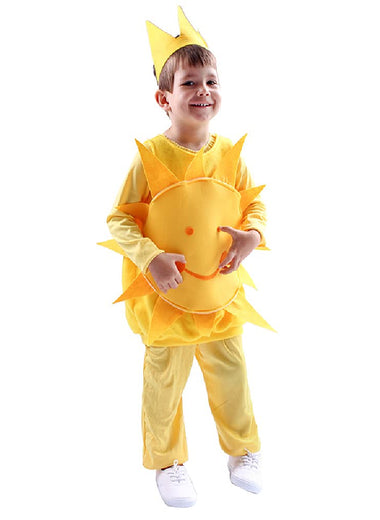 children's halloween flowers blossoming like the sun cosplay costume,stage performance party costume.