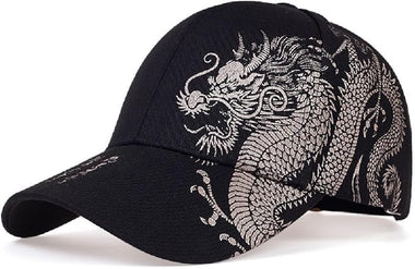 Chinese New Year Dragon Artistic Hip-hop Hip-hop Skateboarding Baseball Hat for Men and Women