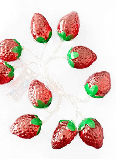Quenny Christmas Lights, Christmas Strawberry String Lights, Christmas Decorations.