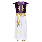 Halloween Aladdin magic lamp cosplay suits,Aladdin prince cosplay costume,children's live-action costume.