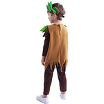 Halloween new children's Groot costumes,make-up party cute tree people stage performance costumes.