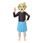 Halloween Cuphead Adventure Performance Costumes,Children's Mugman Cosplay Costumes,Stage Dress Up Costumes.