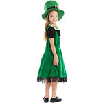 Quenny children's Irish leprechaun dress,Halloween St. Patrick's Day Costume.