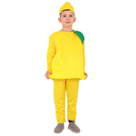 Yellow lemon costume,new children's one-piece,cosplay cute cartoon stage costume.