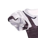 Halloween children's horror vampire costumes,girls' dark deception printet Agatha dresses.