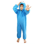 Halloween Children's Performance Costumes,Cookie Monster One-Piece Pajamas Cosplay Costumes,Party Dress Up Costumes.