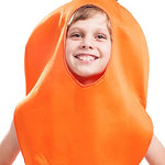 children carrot costume,Halloween carrot cosplay costume.