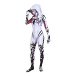 Lycra 3D Digital Printing Costumes,Women's Cape Big Spider Print Tights,Halloween Stage Performance Cosplay Costumes.