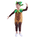 Halloween new children's Groot costumes,make-up party cute tree people stage performance costumes.