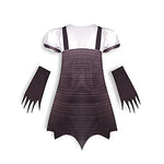 Halloween children's horror vampire costumes,girls' dark deception printet Agatha dresses.
