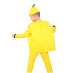 Yellow lemon costume,new children's one-piece,cosplay cute cartoon stage costume.