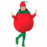 children's tomato shaped costume,children's vegetable costume,Halloween decoration cosplay costume.