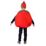 children's tomato shaped costume,children's vegetable costume,Halloween decoration cosplay costume.