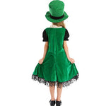 Quenny children's Irish leprechaun dress,Halloween St. Patrick's Day Costume.