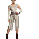 white soldier dark warrior cosplay Halloween costume,Star Wars Force Awakens Rey Girl Scavenger Rey costume.