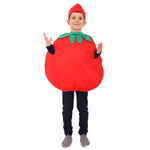 children's tomato shaped costume,children's vegetable costume,Halloween decoration cosplay costume.
