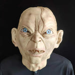 Halloween Lord of the Rings ring zombie hood, scary latex devil mask.2 pieces.