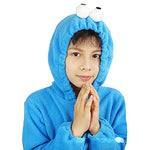 Halloween Children's Performance Costumes,Cookie Monster One-Piece Pajamas Cosplay Costumes,Party Dress Up Costumes.