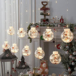 LED Christmas lamp Old Man Snowman Christmas Tree Decorative lamp