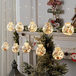 LED Christmas lamp Old Man Snowman Christmas Tree Decorative lamp