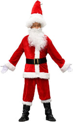 Christmas Santa Claus costumes,increased and thicker party performance costumes,adult male Santa Claus clothes.
