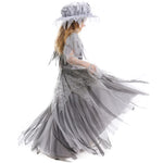 Halloween cosplay costumes,children's horror ghost bride vampire witch costumes,children stage party costumes.