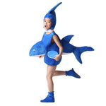 children's 3D marine animal costume,shark,clownfish,dolly,whale,dolphin,coral Halloween dance costume.