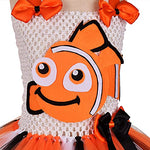 Halloween clownfish Nemo costumes,girls' Finding Nemo costume,children's tutu dresses.