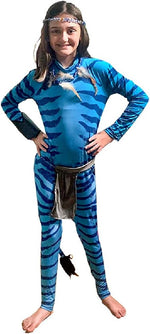 children's Avatar costume,cosplay tights stage costume.