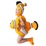 children's 3D marine animal costume,shark,clownfish,dolly,whale,dolphin,coral Halloween dance costume.