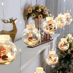 LED Christmas lamp Old Man Snowman Christmas Tree Decorative lamp