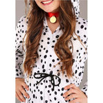 Halloween children's dalmatian costumes,puppy animal cosplay costumes.