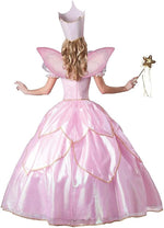 Quenny Halloween Pink Fairy Godmother Princess Dress Flower Fairy Cosplay Costume Stage Performance Adult