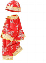 new babys' chinese style suits,boys' and girls' Tang suits,chinese style velvet New Year greetings clothes.