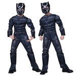 Halloween black panther cosplay costumes,children's performance costumes,anime performance muscle costumes.