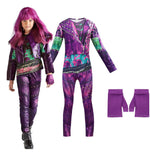 Descendants 3 costume,Halloween party jumpsuit+gloves,stage performance costumes.