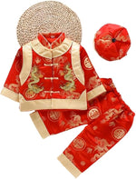 new babys' chinese style suits,boys' and girls' Tang suits,chinese style velvet New Year greetings clothes.