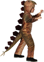 Halloween children's fancy dinosaur costume,stegosaurus cosplay costume,hooded romper jumpsuit.