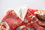 girls' cheongsam dress,baby-girls' thickened Chinese style princess dress,babys' new year's dresses.