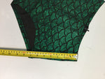 High Waisted Mermaid Fish Scale Shiny Stretchy Short