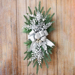 Christmas Swags Staircase Decoration Hanging Stair Teardrop Swag Garlands