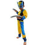 Halloween Metal Wolf Children's Performance Costume Set Cosplay One Piece Muscle Clothes