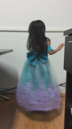 Mermaid lace Princess Dress,Girls' Summer Dress,Catwalk Show Princess Dress.Fariy Dress for girls.