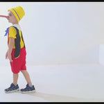 Halloween Long Nose Children's Cosplay Suits,Pinocchio Stage Performance Costumes,Masquerade Dress Up Costumes.