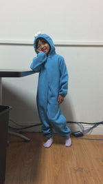 Halloween Children's Performance Costumes,Cookie Monster One-Piece Pajamas Cosplay Costumes,Party Dress Up Costumes.