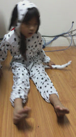 Halloween children's dalmatian costumes,puppy animal cosplay costumes.